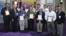 Participants in the 2003 IPC Printed Circuits Expo Innovative Technology Showcase